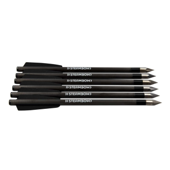 Steambow Stinger AR-Series – leichte Carbon-Bodkinpfeile – Set aus 6 Stk.