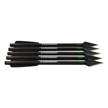 Steambow Stinger AR-Series – leichte Carbon-Kriegspfeile – Set aus 5 Stk.