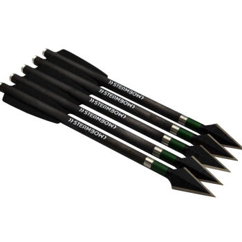 Steambow Stinger AR-Series – schwere Carbon-Kriegspfeile – Set aus 5 Stk.