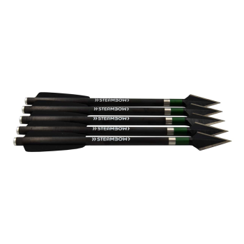 Steambow Stinger AR-Series – schwere Carbon-Kriegspfeile – Set aus 5 Stk.