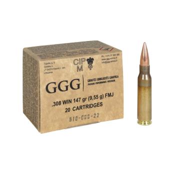 GGG 7.62x51/.308Win FMJ 147grs