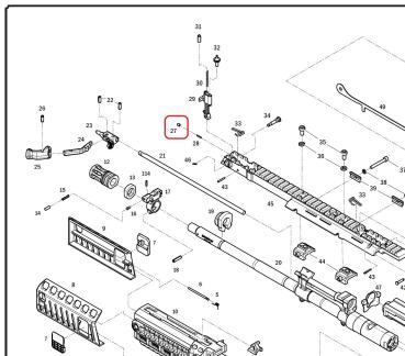 027 - PLUNGER, WINDAGE SCREW