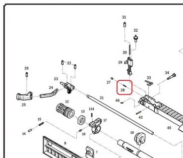 028 - SPRING, WINDAGE SCREW PLUNGER