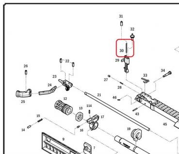 030 - SPRING, ELEVATION PLUNGER