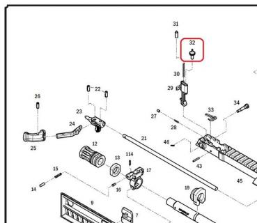 032 - BLADE ASSEMBLY, FRONT SIGHT