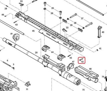 042 - PIVOT, REAR SIGHT