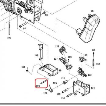 100 - PIVOT, BOLT CARRIER STOPPER