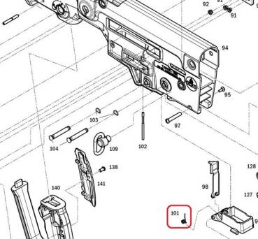 101 - SPRING, BOLT CARRIER STOPPER