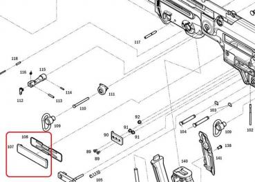 107 - COVER, EJECTION PORT