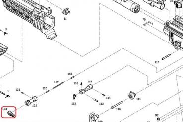 123 - LEVER, SAFETY-FIRE SELECTOR