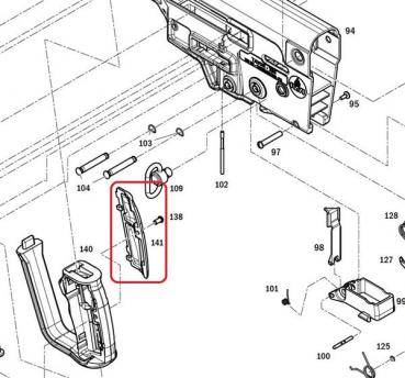 141 - COVER, PISTOL GRIP-RIGHT