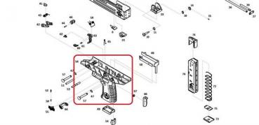 56 - BODY POLIMER UZI PRO PISTOL